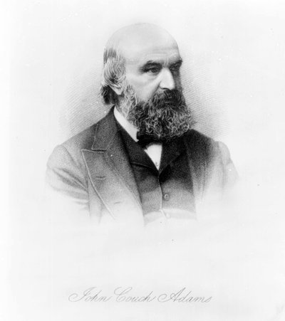 John Couch Adams, inciso da George J. Stodart da John Jabez Edwin Paisley Mayall
